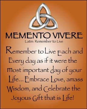 memento vivere