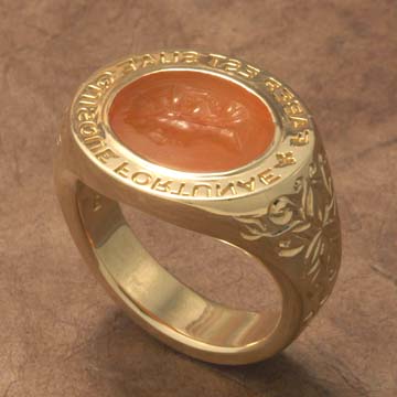 Personal ring of

              Foxfire's owner, with Ancient Janus seal